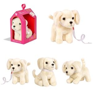 Our Generation Pet Dog Plush with Posable Legs - Golden Retriever